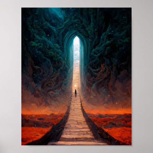Poster d'art d'Imaginaire d'Other world Road 2 (Devant)