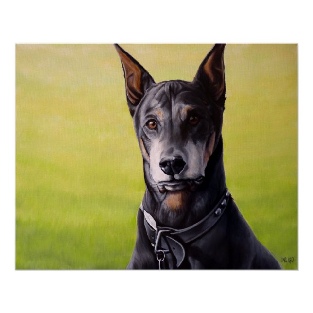 Poster d'art Doberman Imprimantes d'art personnali (Devant)
