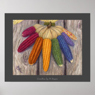 Poster d'art du jardin CornBow