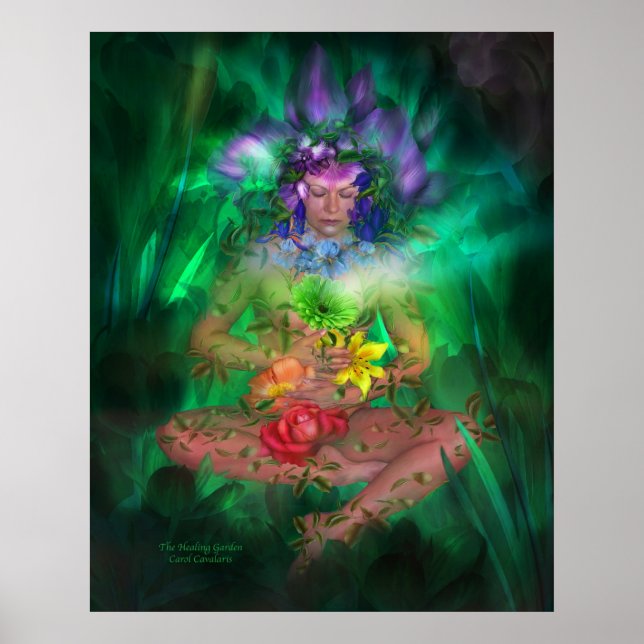 Poster d'art du jardin de guérison/Imprimer (Devant)