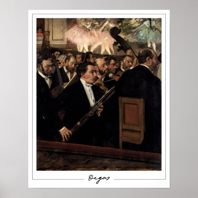 Poster d'art Edgar Degas Zedign #12 (Devant)