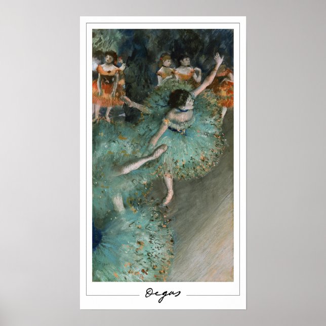 Poster d'art Edgar Degas Zedign #18 (Devant)