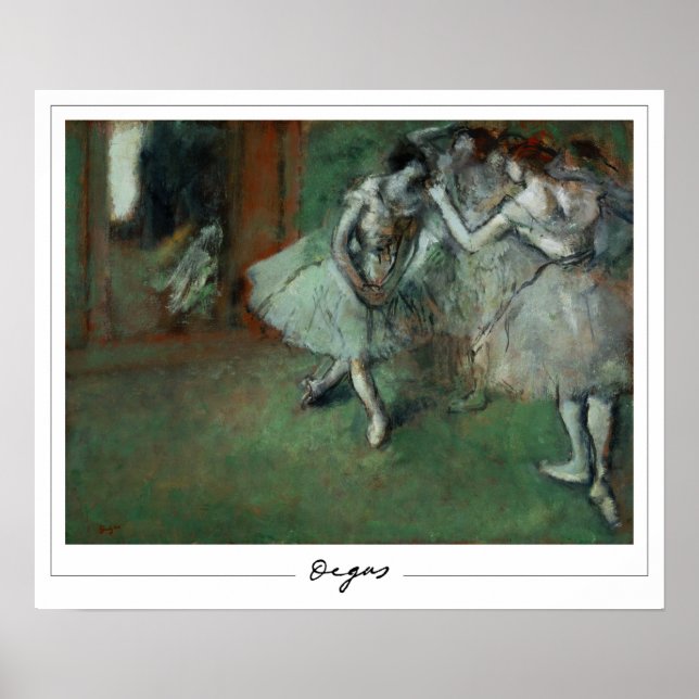Poster d'art Edgar Degas Zedign #4 (Devant)