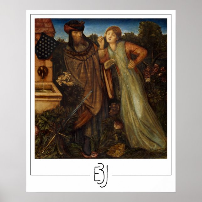 Poster d'art Edward Burne-Jones Zedign #13 (Devant)