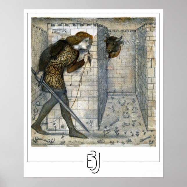 Poster d'art Edward Burne-Jones Zedign #134 (Devant)