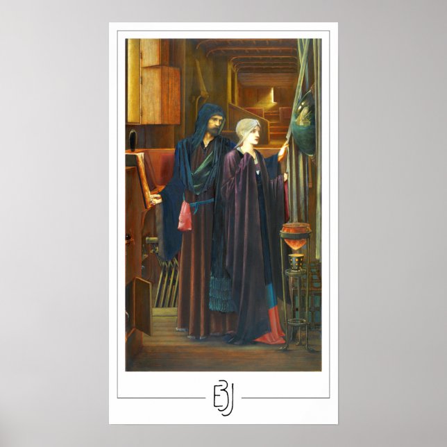 Poster d'art Edward Burne-Jones Zedign #21 (Devant)