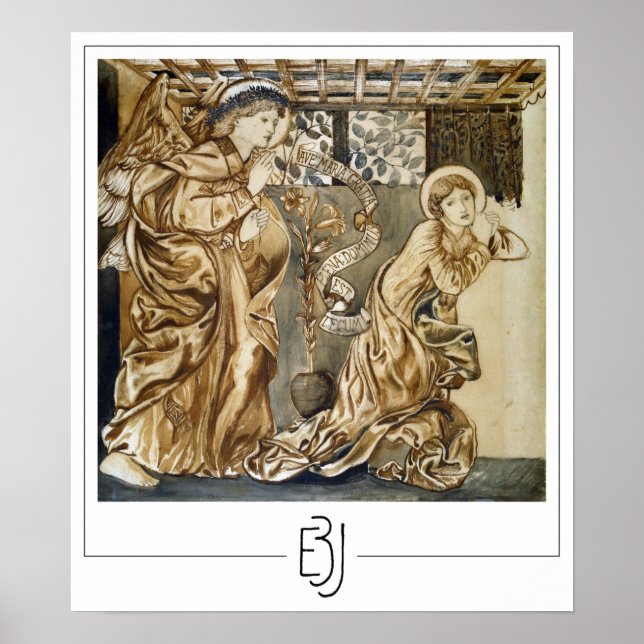 Poster d'art Edward Burne-Jones Zedign #29 (Devant)