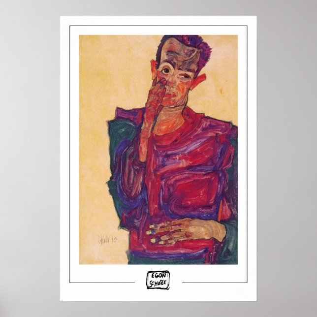 Poster d'art Egon Schiele Zedign #103-3 (Devant)