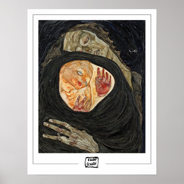 Poster d'art Egon Schiele Zedign #20-2 (Devant)