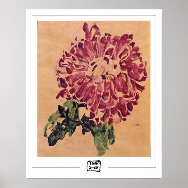 Poster d'art Egon Schiele Zedign #222-3 (Devant)