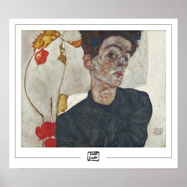 Poster d'art Egon Schiele Zedign #49-2 (Devant)