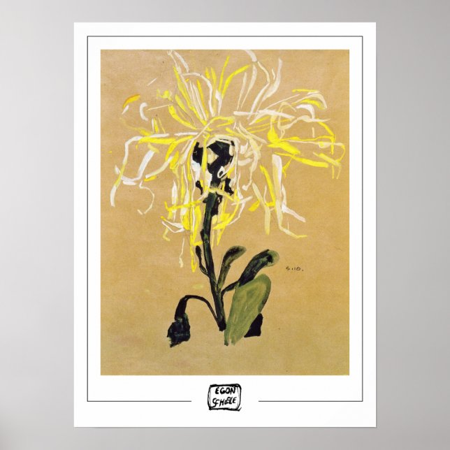 Poster d'art Egon Schiele Zedign #7-2 (Devant)