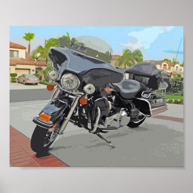 Poster d'art Electra Glide (Devant)