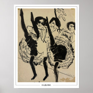 Poster d'art Ernst Ludwig Kirchner Zedign #261-2