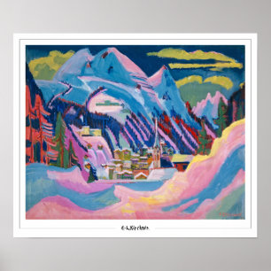 Poster d'art Ernst Ludwig Kirchner Zedign #464