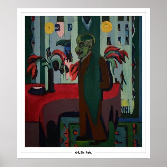 Poster d'art Ernst Ludwig Kirchner Zedign #470 (Devant)