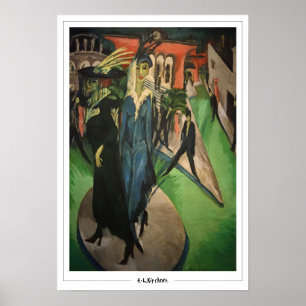 Poster d'art Ernst Ludwig Kirchner Zedign #486-2