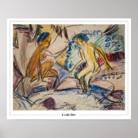 Poster d'art Ernst Ludwig Kirchner Zedign #643