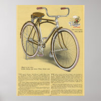 Poster d'art et de bicyclette Ranger Arch Frame 19