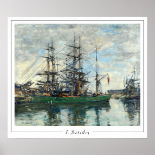 Poster d'art Eugène Boudin Zedign #8