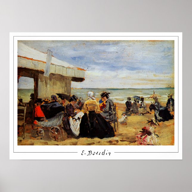 Poster d'art Eugène Boudin Zedign #8-2 (Devant)
