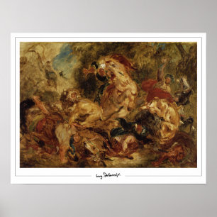 Poster d'art Eugène Delacroix Zedign #11