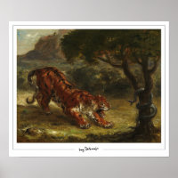 Poster d'art Eugène Delacroix Zedign #16