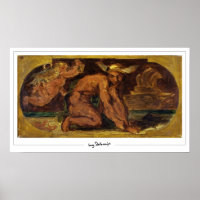 Poster d'art Eugène Delacroix Zedign #720