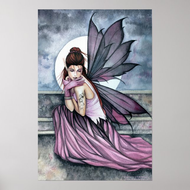 Poster d'art féérique gothique par Molly Harrison (Devant)