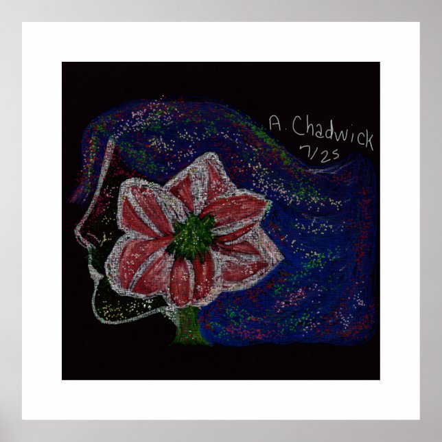 Poster d'art féminin résilient (Devant)