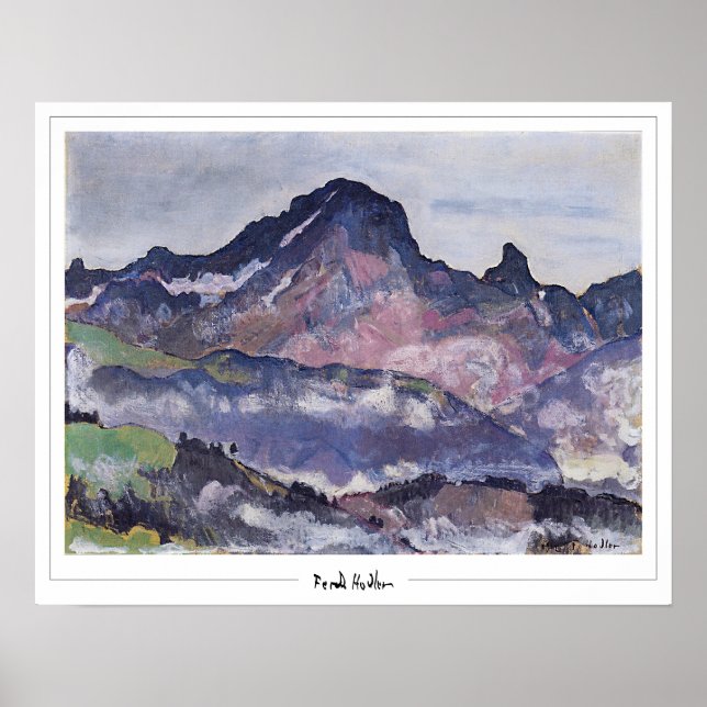 Poster d'art Ferdinand Hodler Zedign #185 (Devant)