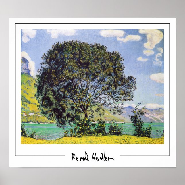 Poster d'art Ferdinand Hodler Zedign #3 (Devant)