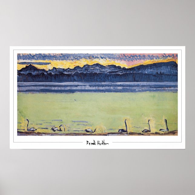 Poster d'art Ferdinand Hodler Zedign #55 (Devant)