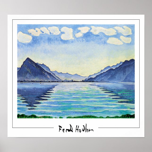 Poster d'art Ferdinand Hodler Zedign #62 (Devant)