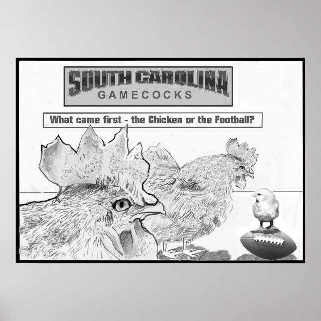 Poster d'art Gamecocks (Devant)
