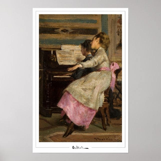 Poster d'art Giovanni Boldini Zedign #599 (Devant)