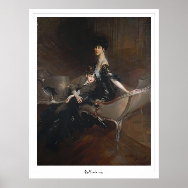 Poster d'art Giovanni Boldini Zedign #64 (Devant)