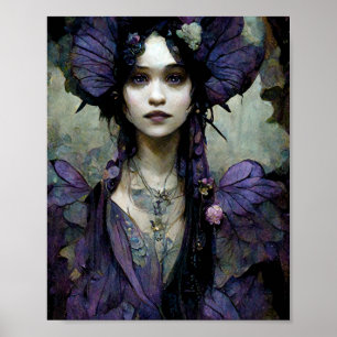 Poster d'art gothique de la princesse noire Goth I