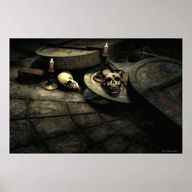 Poster d'art gothique du domaine des morts (Devant)