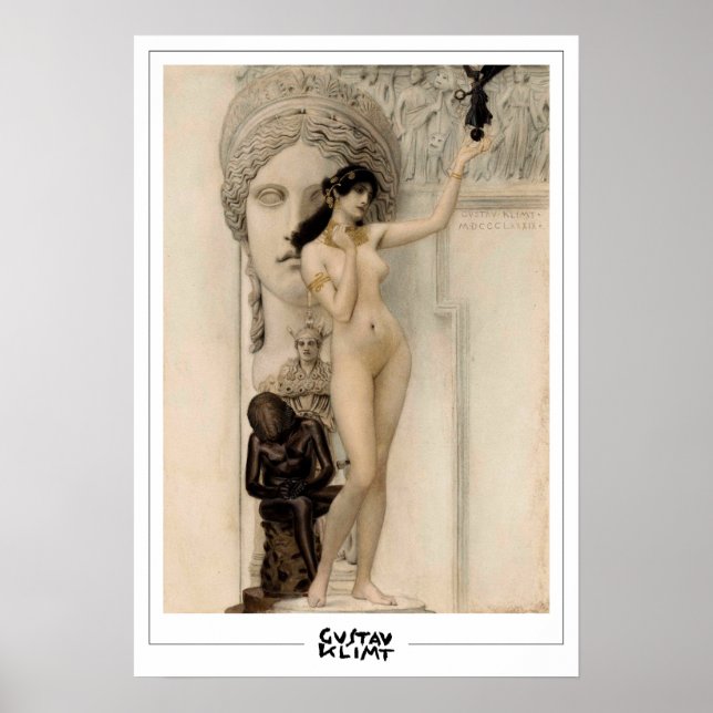 Poster d'art Gustav Klimt Zedign #242 (Devant)