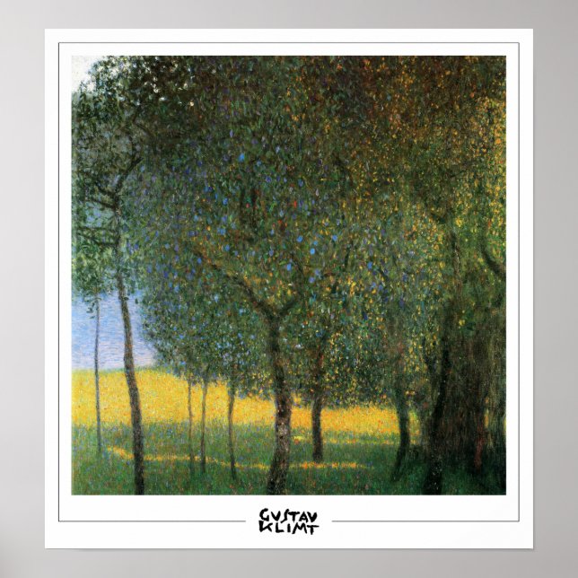 Poster d'art Gustav Klimt Zedign #244 (Devant)