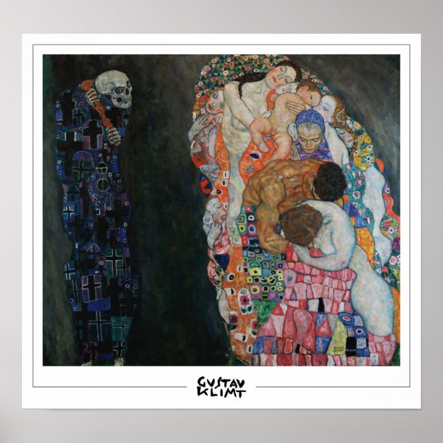 Poster d'art Gustav Klimt Zedign #257 (Devant)