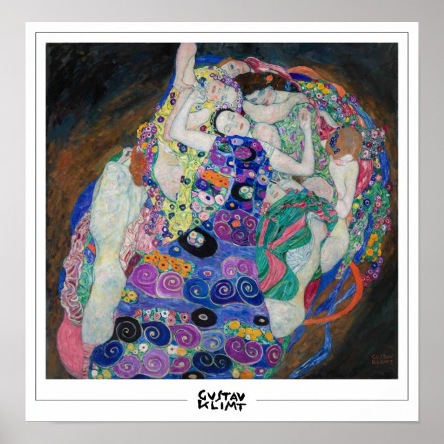 Poster d'art Gustav Klimt Zedign #8 (Devant)