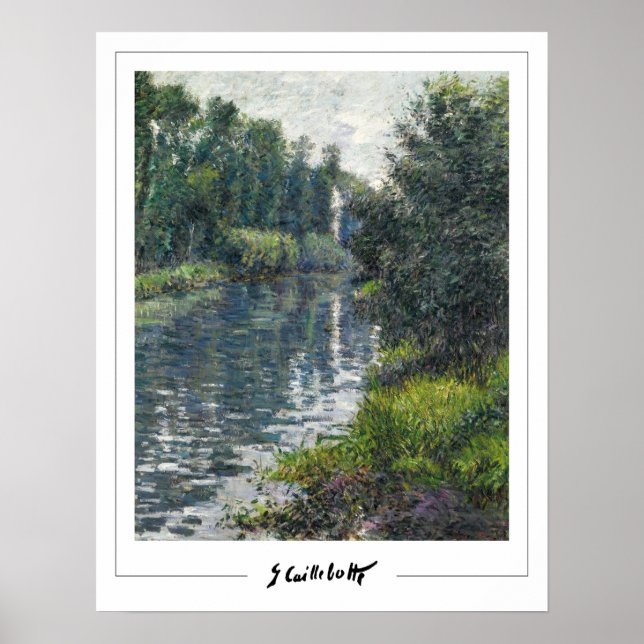 Poster d'art Gustave Caillebotte Zedign #138 (Devant)