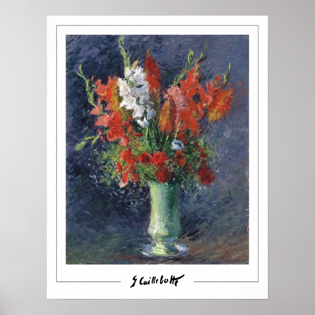 Poster d'art Gustave Caillebotte Zedign #154 (Devant)