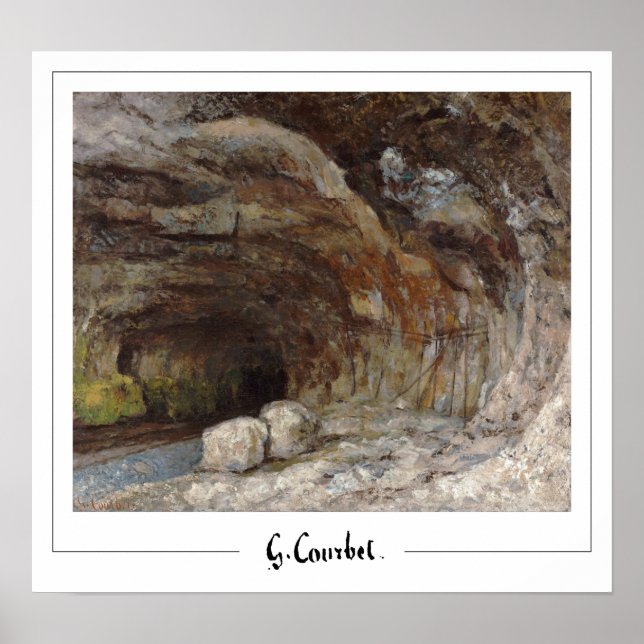 Poster d'art Gustave Courbet Zedign #19-2 (Devant)