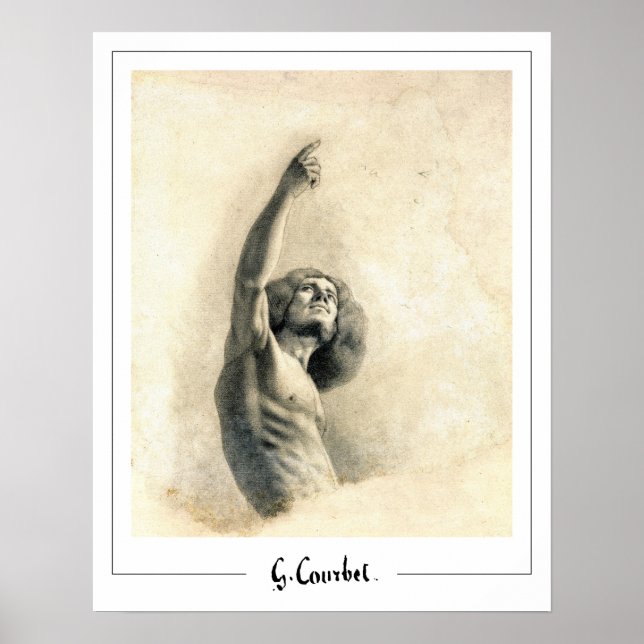 Poster d'art Gustave Courbet Zedign #206-2 (Devant)