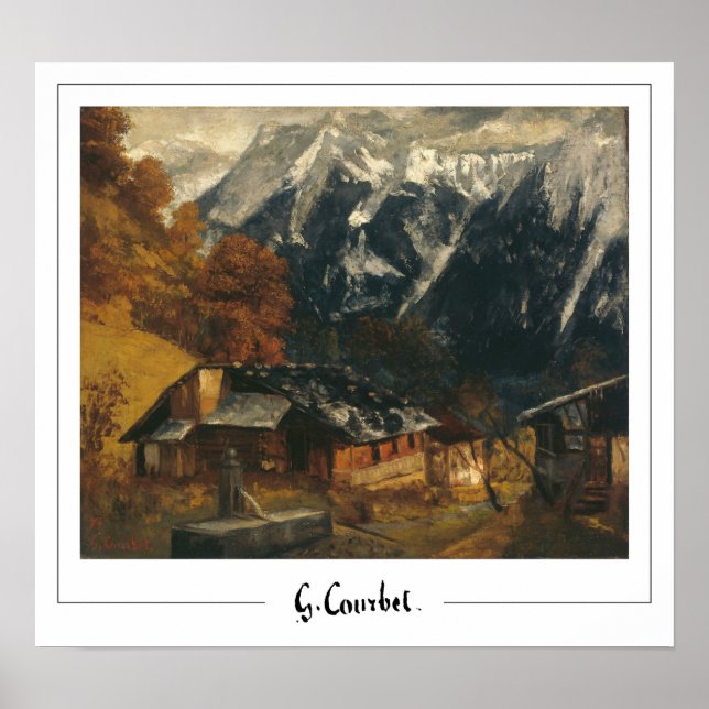 Poster d'art Gustave Courbet Zedign #261-2 (Devant)