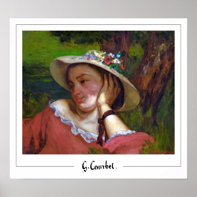 Poster d'art Gustave Courbet Zedign #83 (Devant)