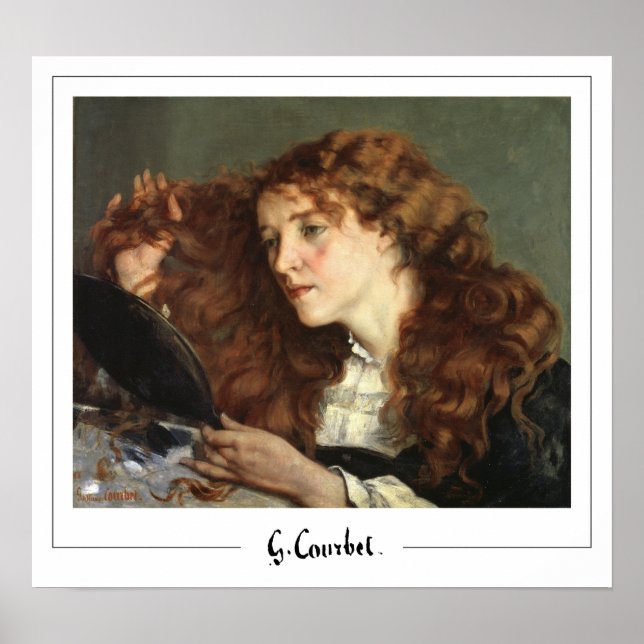 Poster d'art Gustave Courbet Zedign #97-2 (Devant)